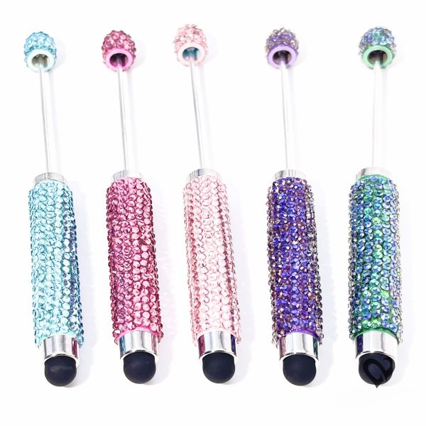 Wholesale A Multi-purpose Ballpoint Pen with A Diamond-filled Touchscreen Hand-set Diamond Online Hot Sale