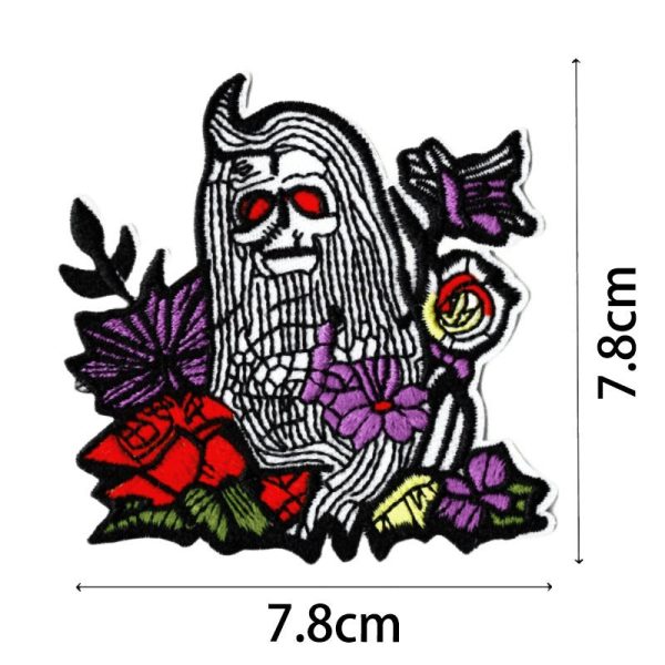 Wholesale Halloween Hot Melt Adhesive Patch with Pumpkin Bat Embroidery Decoration Online Hot Sale