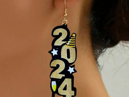 Wholesale 2024 Digital Earrings Female Discount