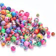 Wholesale 50pcs 6-12mm Printed Round Colored Polymer Clay Diy Beads Online Hot Sale