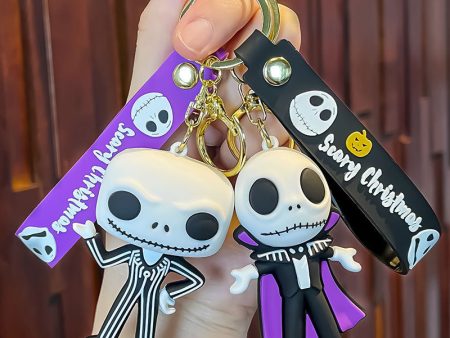 Wholesale Christmas Horror Night Series Skeleton Doll Bag Pendant Car Keychains Supply