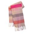 Wholesale Winter Tassel Plaid Scarf Mid-length Thickened Online Hot Sale