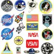 Wholesale Planet Embroidery Rocket Cloth Stickers Clothing Ironing Embroidery Stamps DIY Patch Stickers Online Sale