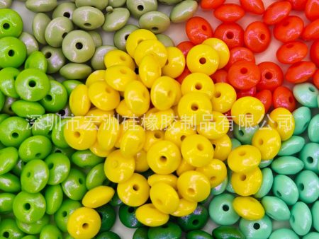 Wholesale 100pcs 12mm Matte Color Silicone Beads For Cheap