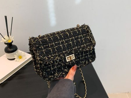 Wholesale The New Small Fragrance Weave Temperament Chain Shoulder Bag Hot on Sale