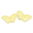 Wholesale 100pcs 8*15mm Glazed Butterfly Beads Symphony Straight Hole Glass Beads DIY For Cheap