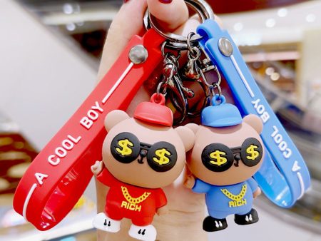 Wholesale Cartoon Soft Rubber Cute Creative Small Pendant Keychain For Sale