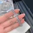 Wholesale Roman All-over Diamond Bracelet with 18K White Gold Moissanite Mickey Mouse Bracelet For Discount