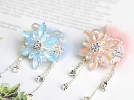 Wholesale Sense of Luxury, Heavy Industry, Shiny Snowflakes, Mink Fur, DIY Wear Pen Beads Online