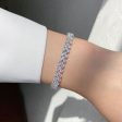 Wholesale Roman All-over Diamond Bracelet with 18K White Gold Moissanite Mickey Mouse Bracelet For Discount