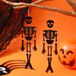 Wholesale  Halloween Ghost Head Luminous Skull Resin Earrings on Sale