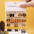 Wholesale 10pcs set Oil Drop Halloween Creative Ghost Devil Pumpkin Set Earrings Online