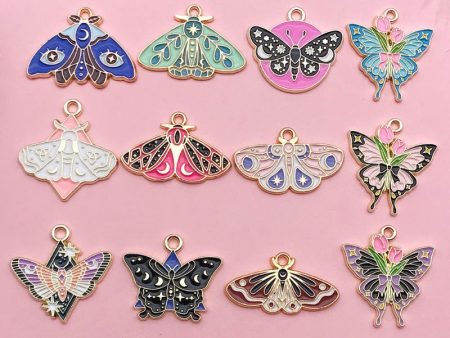 WWholesale Insect Butterfly Moth DIY Necklace Pendant Accessories Online now