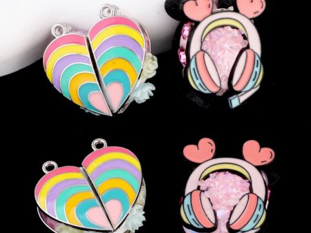 Wholesale Cartoon Game Earphones Rainbow Love Can Wear Straight Hole Heavy Industry DIY Beads Online Sale