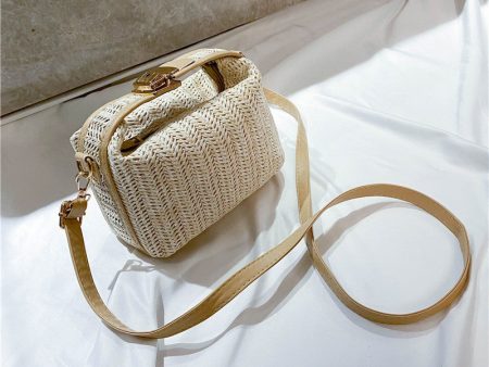 Wholesale The New Korean Version Is A Versatile Crossbody Straw Tote For Sale