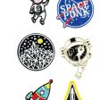 Wholesale Planet Embroidery Rocket Cloth Stickers Clothing Ironing Embroidery Stamps DIY Patch Stickers Online Sale