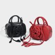 Wholesale Rose Flower Handbag Single Shoulder Crossbody Small Square Bag For Discount