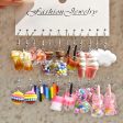 Wholesale 11pcs set Cartoon Animal Bear Simulation Food Milk Tea Earrings Supply