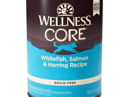 20% OFF: Wellness CORE Grain-Free Whitefish, Salmon & Herring Canned Dog Food 354g Cheap