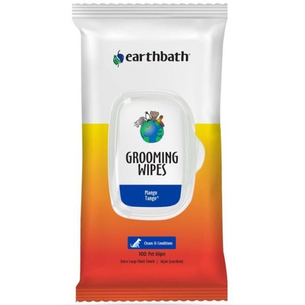 20% OFF: Earthbath Cleans & Conditions (Mango Tango) Grooming Wipes 100pc Online Sale