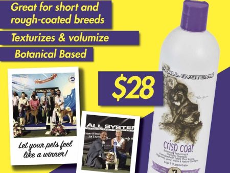 ZZZ #1 All Systems Crisp Coat Botanical Texturizing & Detoxifying Dog Shampoo Online