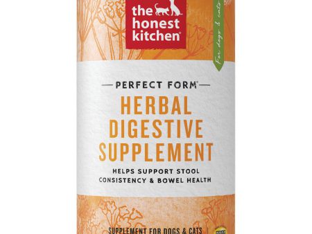 15% OFF (Exp 20Apr25): The Honest Kitchen Perfect Form Herbal Digestive Supplement For Dogs & Cats 3.2oz For Sale