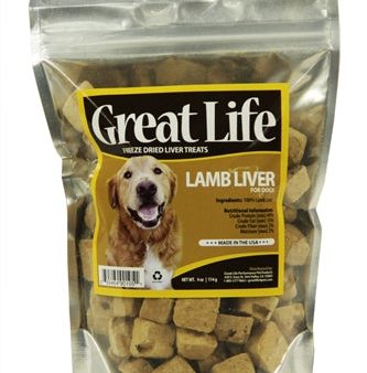 Great Life Freeze-Dried Lamb Liver Treats Fashion