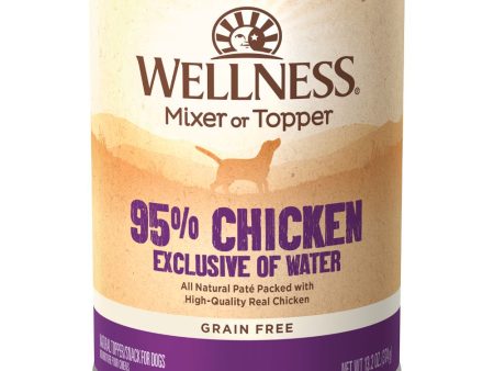 20% OFF: Wellness 95% Chicken Grain-Free Canned Dog Food 374g Online Hot Sale