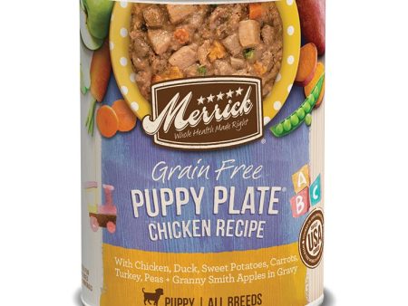 Merrick Classic Grain-Free Puppy Plate Canned Dog Food 360g Discount