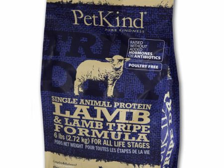 25% OFF: Petkind Single Animal Protein Lamb & Lamb Tripe Grain-Free Dry Dog Food For Discount