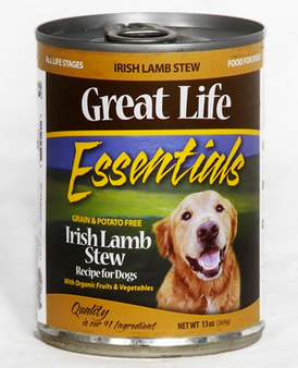 Great Life Essentials Grain & Potato-Free Irish Lamb Stew Canned Dog Food 13oz Sale