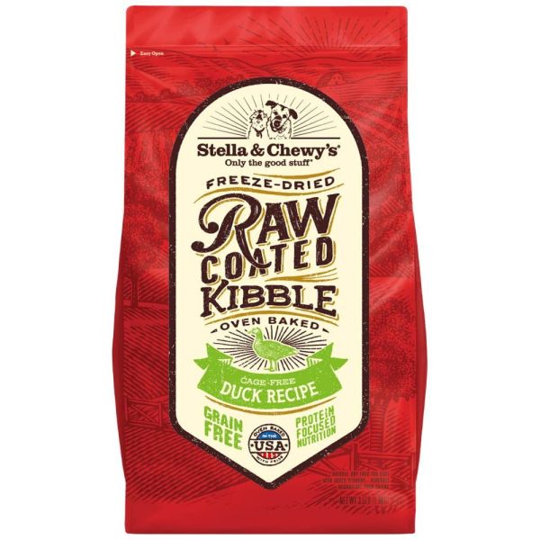 15% OFF: Stella & Chewy s Freeze-Dried Raw Coated Kibble Duck Grain-Free Dry Dog Food on Sale