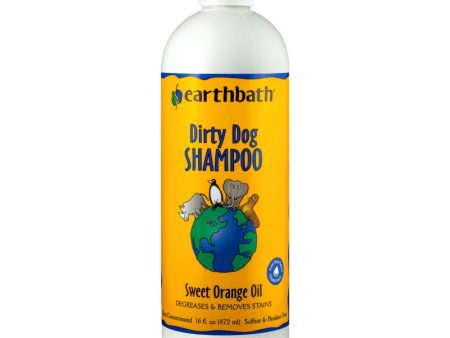 20% OFF: Earthbath Dirty Dog (Sweet Orange Oil) Shampoo 16oz Supply