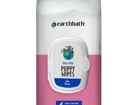 20% OFF: Earthbath Wild Cherry Ultra-Mild Puppy Wipes 100pc Hot on Sale