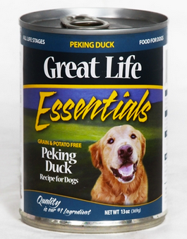 Great Life Essentials Grain & Potato-Free Peking Duck Canned Dog Food 13oz Online Hot Sale