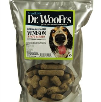 Great Life Dr. WooFrs Grain-Free Venison Dog Biscuits Hot on Sale