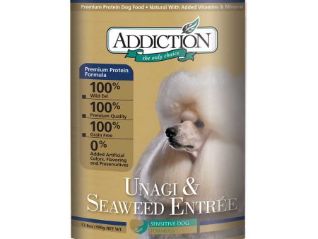 Addiction Unagi & Seaweed Entree Canned Dog Food 390g Discount